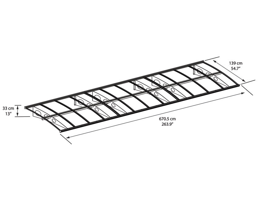 Beaumont 6705 Contemporary Canopy