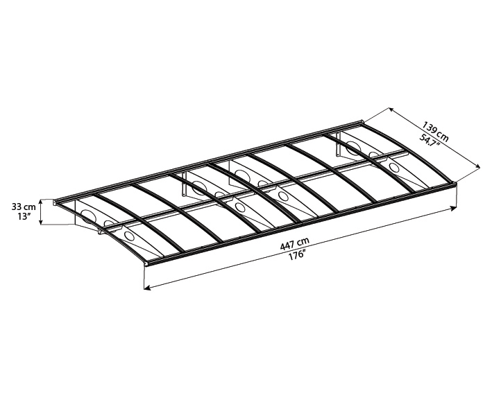 Beaumont 4470 Contemporary Canopy