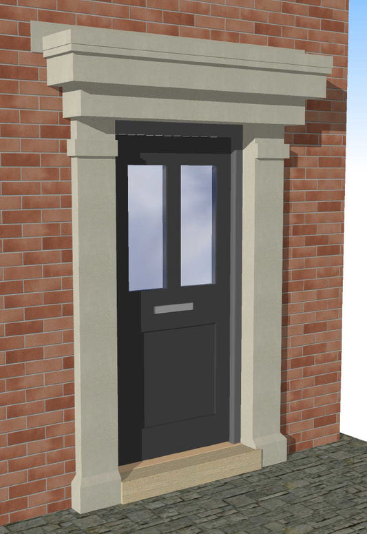 Stone Finish Door Surround